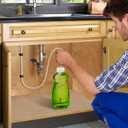 Soap Dispenser for Kitchen Sink, Built in Sink Soap Dispenser, Sink Soap Dispenser, 51" Extension Tube Connects Directly to Dish Soap Container, No Need to Fill Little Bottle Again (Gold)