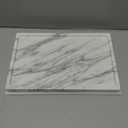 Genuine Natural Marble Tray for Luxurious Home Decorative- Marble Stone Storage Tray for Bathroom/Kitchen/Vanity/Dresser - Not Resin/Not Ceramic (White)