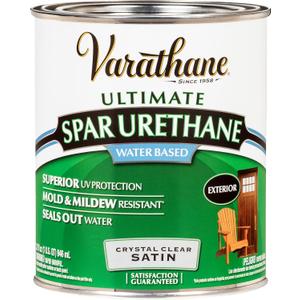 Varathane 250241H Water-Based Ultimate Spar Urethane, Quart, Satin, 2 Packs