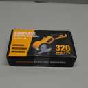 Cordless Electric Scissors: 4V Rechargeable Cardboard Cutter, 3 Blades, Safety Lock & LED Light, Box Cutter for Carton Carpet Plastic Fabric Leather(Yellow