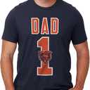FOCO Men's NFL Team Logo Tee 1 Dad T-Shirt (X-Large)