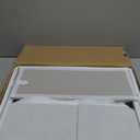 TUTOTAK Narrow Night Stand with Charging Station, Slim End Table with Plugins, Tall Side Table with 3 Fabric Drawer, Small Bedside Table with Storage, Living Room, Bedroom, White TB01BW086 ((7.8"D x 15.8"W x 25.5"H))