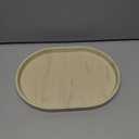 Natural Travertine Textures Tray, 13" Oval Vanity Decorative Tray for Countertop, Perfume, Candles, Jewelry Dish Tray