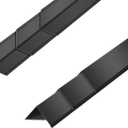 6PCS Black Aluminium Wall Corner Protector Guard 0.8x0.8x48” Corner Trim Molding L Metal Edge Protectors for Walls Corner Guards