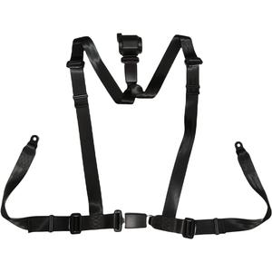 Yakitoko Quick Buckle Harness with Adjustable for UTV ATV Go Kart Excavator Skid Loader Backhoe Dozer Telehandler Lawn Mower Black