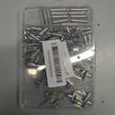 120Pcs Shelf Pins Kit,4 Styles Nickel Plated Shelf Support Pegs,Plated Shelf Pins Holders for Bookcase Kitchen Closet Shelf Shelves Furniture Cabinet5mm (1/4 inch) cabinet shelf pegs