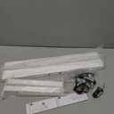 Movable 4 Wheels Iron Stand for White Board, Size: 16"×12"×0.8", White