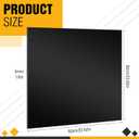 Frienda 4 Pcs 1/8" Thick, 23.6" x 23.6" Black HDPE Sheet HDPE Plastic Sheet High Density Polyethylene Board Solid Plastic Block Board for DIY Projects Machining Home Decor Handcrafts