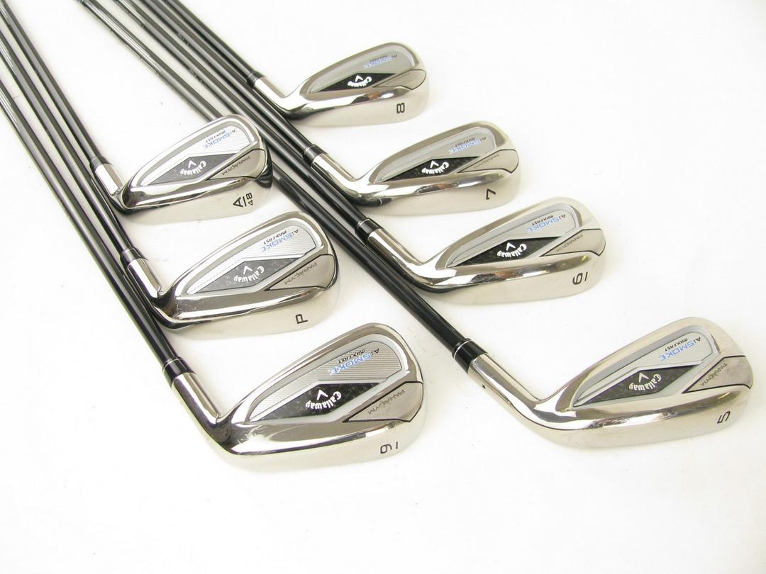 Callaway Golf Paradym AI Smoke Max Fast Iron Set (Right Hand, Graphite, Light (R2), 5-PW+GW)