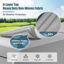 Umbrauto Truck Camper RV 7.9-10FT: Waterproof Slide-in Camper Cover