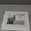 EaseHome White Full Size Bed Sheet Set -Deep Pocket to 18 inches Mattress 4 Piece - Premium Bedding Sheets & Pillowcases Collection - Extra Soft