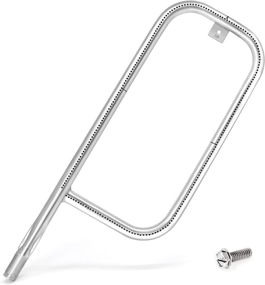 Criditpid 41862 Grill Burner Tube for Weber Q200, Q220, Q2000, Q2200,396000, 396001, 396002, 566002, 53060001, 20.5 Inch 304 Stainless Steel Burner Tube Pipe Replacement Parts for Weber 69956, 60041