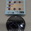 Magnetic Kitchen Timer for Cooking with Loud Alarm - Large LED Display Rotating Countdown Pomodoro Timer, Preset 5/15/25 Mins Easy for Seniors and Kidsfor Baking Grilling Studying (Black)