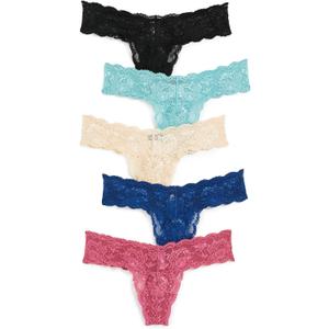 Cosabella Women's Never Say Never Cutie Low Rise Thong 5 Pack