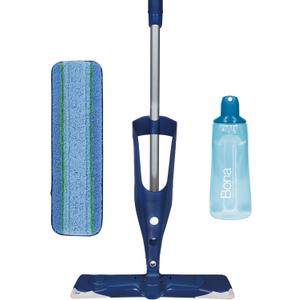 Bona PowerPlus Premium Motion Spray Mop for Hardwood Floors - Includes PowerPlus Hardwood Floor Cleaning Solution and PowerPlus Microfiber Cleaning Pad - Vibrating Spray Mop for Wood Floors