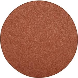 Bright House Solid Color Area Rugs Rust - 4' Round, Indoor, Stain & Fade Resistant, Perfect for Living Room, Bedroom, Dining Room, Entryway, Doorway, Pet & Kids Friendly Rug, Wedding, Made in USA