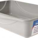 Petmate Litter Pan, Blue/Gray, Small, Made in USA