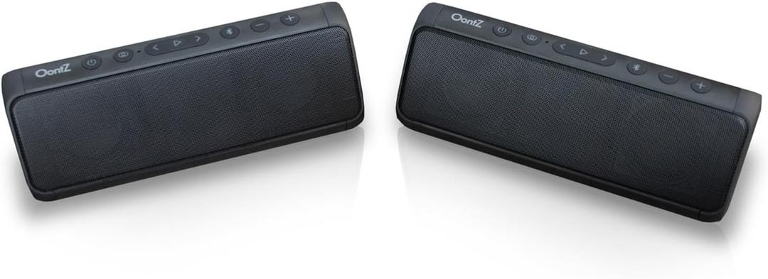 OontZ Angle 3 Pro (2nd Gen)  2 Pack - Portable Bluetooth Speakers, 21-Watts Louder Volume, Exceptional Sound & Bass, 100ft Wireless Range, Play Two Speakers Together, IPX7 Waterproof (Black)