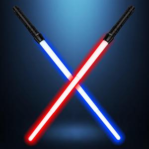 Light Up Saber with FX Sound, Light Sabers for Kids, Retractable Light Swords Gifts Set for Boys Girls Birthday, Christmas, Halloween Parties, 7 Colors LED Glow in The Dark Toy for Kids Adult