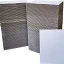 200 Packs 3.5x4.5 Inch Corrugated Cardboard Sheets, Premium White Corrugated Cardboard Inserts Bulk Flat for Sports Card Protectors, Trading Card Folders Mail Shipping Stiffeners, Cardboard Divider