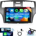 2+64G Wireless Carplay Android Car Stereo for Lexus ES300 ES330 ES250 2001-2005 - 9 Inch Android Auto Touchscreen Radio with WiFi, GPS Navigation, Equalizer, SWC, Mirror Link + AHD Backup Camera