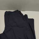 PLEPAN Men's Stretch Dress Pants Slim Fit Casual Suit Pants Expandable Waist Golf Pants (Large, Black)