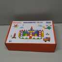 Gemmicc 100 PCS Magnetic Tiles with 2 Cars, STEM Approved Educational Magnet BuildingToys, Magnet Puzzles Stacking Blocks for Boys Girls