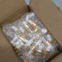 50 Pack 2ml Clear Glass Dropper Bottles with 2 Pcs Plastic Droppers, Mini Sample Dropper Bottles for Essential Oils Perfume Cosmetic Liquid, Empty Travel Sample Vials with Gold Cap