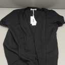 GRACE KARIN Black Cardigan for Women, Short Sleeve Button Down Sweaters, 2026 Spring Knit Sweater Tops Black XL