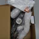 Q&S Mini Chandelier Crystal Ceiling Light,Small Flush Mount Gold Light Fixture for Entryway Bedroom Barthroom Hallway Closet E26