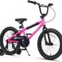 cubsala 12 14 16 18 Inch Kids Bike BMX Style Bicycle with Training Wheels Coaster Brake for 2-10 Years Old Toddlers Boys Girls Multiple Colors
