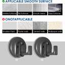 Suction Cup Hooks for Shower, No Drill Suction Hooks for Bathroom, Removable&Reusable Towel Hooks (4)