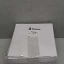 Moukeren 100 Pcs Spandex Chair Sashes Bows Bands Slider Sashes for Chair Covers Elastic Bands Ties Ribbon Decorations for Wedding Party Events Ceremony Birthday Banquet(Sky Blue)