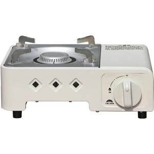 Mini Cassette Stove, Portable Magnetic Butane Stove 2.1KW - Compact Camping Cooktop with Piezo Ignition & Multi-Stage Flame Control