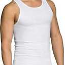 Fruit of the Loom Men's Sleeveless Tag Free Moisture Wicking Tank A-Shirt 6XL