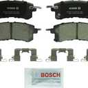 BOSCH BC1510 QuietCast Premium Ceramic Disc Brake Pad Set - Compatible with Select Infiniti QX56, QX80; Nissan Armada; REAR