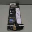 Prime Wire & Cable PB505104 4-Outlet Electronics Surge Protector with 14/3 SJT 4-Feet Cord and USB Charger, White