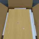 Kitchen Cabinet Organizer Shelf Set of 4, Sturdy Kitchen Counter Shelves with Metal Legs, Stackable Expandable Wood Spice Rack Pantry Cupboard Dish Mug Cup Storage Organizer Shelf,White+Bamboo