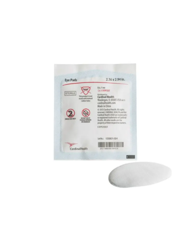 Cardinal Health Sterile Medical Eye Pads, 2.16 X 2.94 Inch - 600/Case