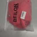 Women One Shoulder One Piece Swimsuit Tummy Control Bathing Suits Modest Full Coverage Cutout Swimwear (Red, XL)