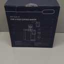 Hot & Iced Coffee Maker with Bold Setting, Single Serve Coffee Maker for K Cup and Grounds, 6-14 Oz Brew Sizes, 50 Oz Removable Water Tank, One Cup Coffee Machine with Reusable Filter, Black