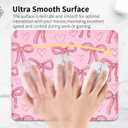 2 x Square Funny Mouse Mat, Cute and Waterproof Mousepad for Computers, Laptop with Non-Slip Rubber Base, 9.5 * 7.8 * 0.12In Mouse Pad, Office & Home,Bowknot (Small)