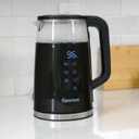 Kenmore Electric Kettle - 1.7 Liter Cordless Digital Chauffe-eau, Instant Pot Tea Kettle, Preset Temperature Control, Automatic Shut- Off, Cool Touch, Hot Water Boiling Heater, Black