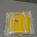 3 Pack 3.28ft x 6.56ft Glow in The Dark Party Decor Supplies for Wedding Birthday Baby Shower Bachelorette Banners Decorations Macaron Yellow