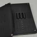 Scalebeard Foot Rest for Under Desk at Work,Height Adjustable Infinite Angle Ergonomic Foldable Footrest for Office, Gaming,Computer, Removable Pad Desk Foot Stool with Massage Beads,for All Seasons (Extra Large, Black)