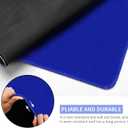 Large Tabletop Game Playmat, Water and Stain Resistant Non-Slip Desk Mat, Mahjong and Card Games MAT with Thick Stitched Edge Cushioned Rubber Base (200 * 100cm * 2mm) Blue, 39.4" x 78.7"