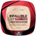 L'Oreal Paris Makeup Infallible Fresh Wear Foundation in a Powder, Up to 24H Wear, Waterproof, Porcelain, 0.31 oz. 