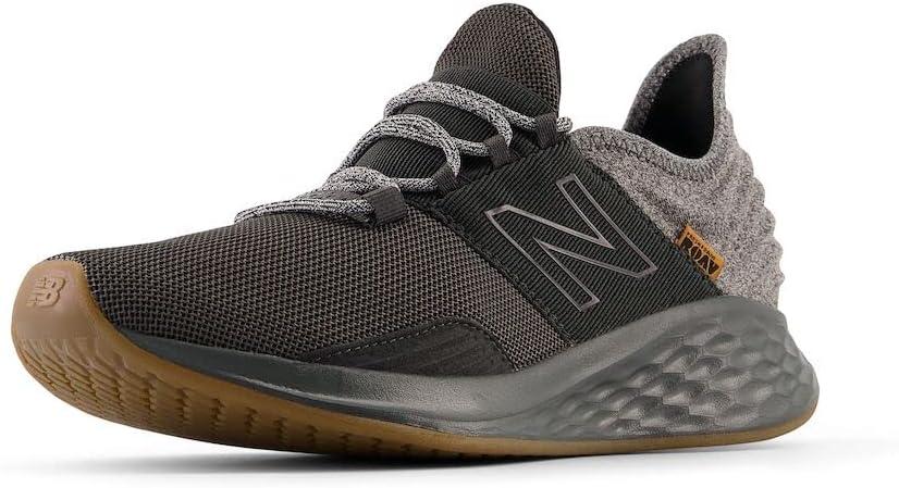 New Balance Kid's Fresh Foam Roav V1 Lace-up Running Shoe, Black, 7 (11.5)