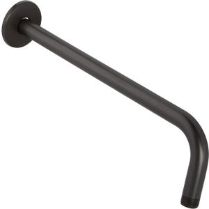12 Inch Shower Arm And Flange - Solid Stainless Steel, Wall-Mounted For Fixed Shower Head & Rain Showerhead - Aqua Elegante - Oil-Rubbed Bronze