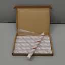 Baquler 6 Pcs Christmas Flameless Taper Candles 10.6 Inch Sea Salt Candy Cane Candles Battery Operated LED Christmas Candlesticks for Xmas Centerpiece Holiday Party Decor